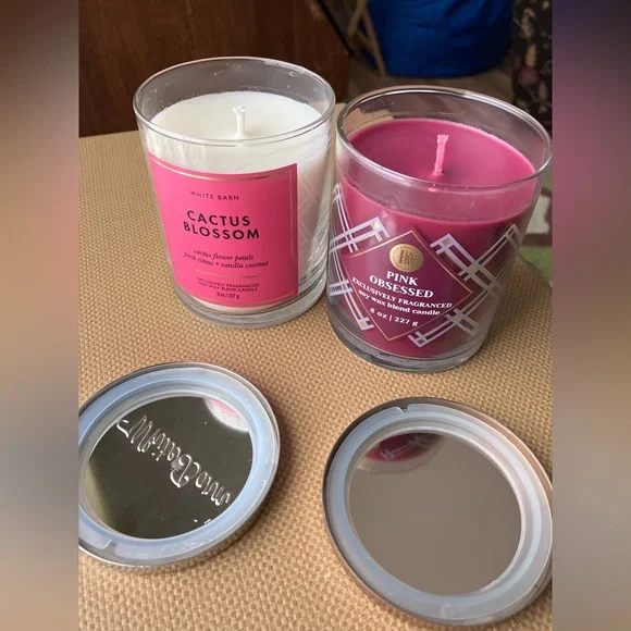 White Barn Pink Cactus Blossom & Pink Obsessed Scented Candle Duo - Picture 2 of 6